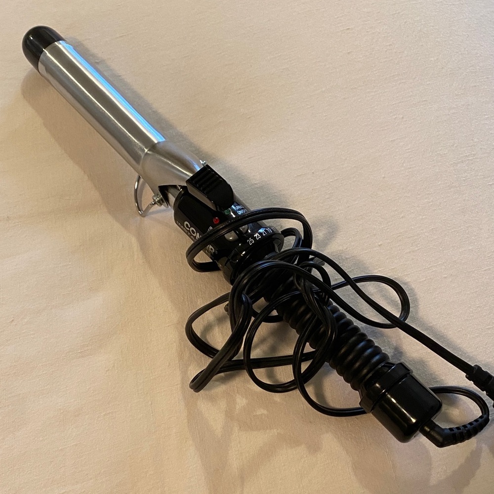 Conair Black and Silver Hair Curler